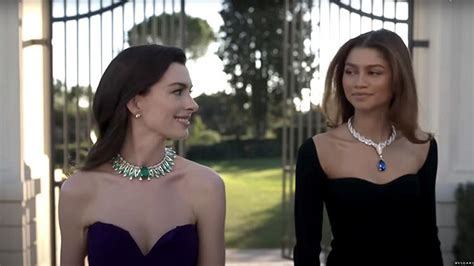 zendaya lesbian|Zendaya & Anne Hathaways Bulgari Ad Is the Sapphic Film of。